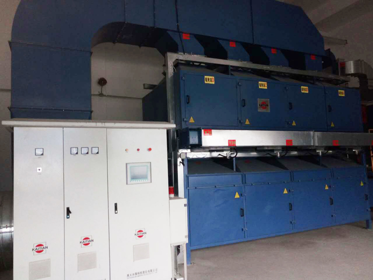 青島(dǎo)海洋石油工程有限公司噴漆廢(fèi)氣治理